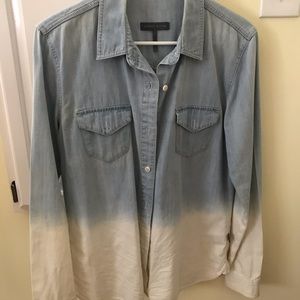 Ombré Button Down Top